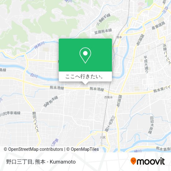 野口三丁目地図
