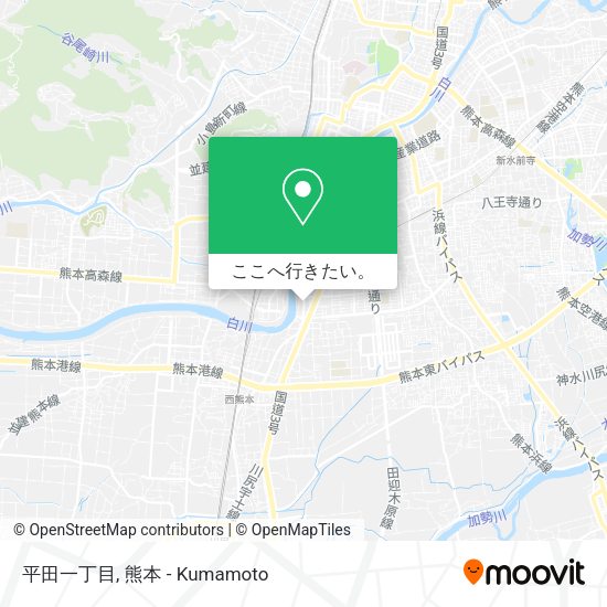 平田一丁目地図