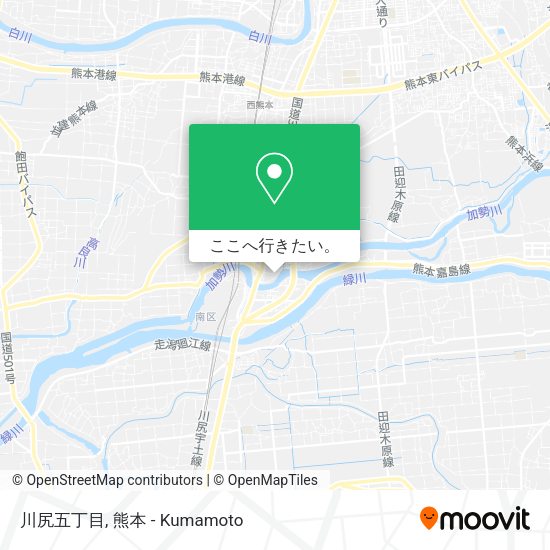 川尻五丁目地図