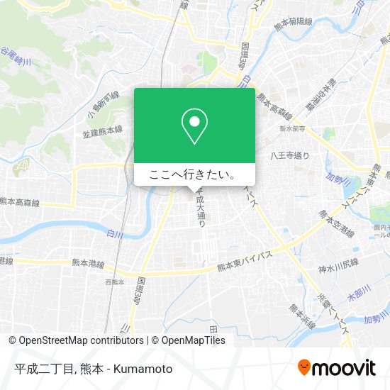 平成二丁目地図