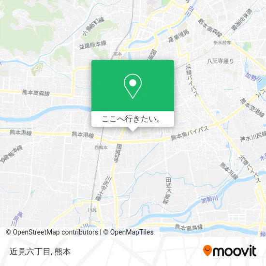 近見六丁目地図