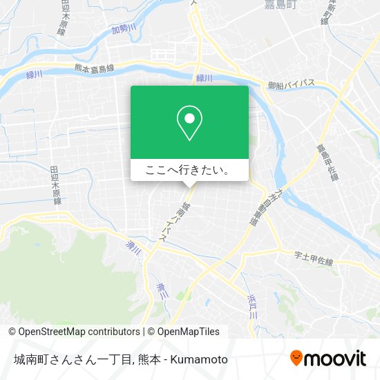城南町さんさん一丁目地図