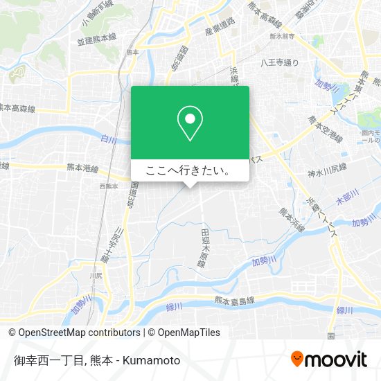 御幸西一丁目地図