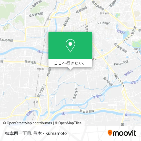 御幸西一丁目地図