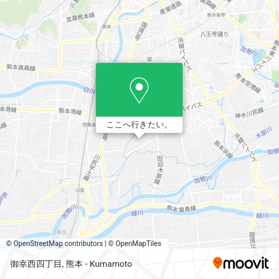 御幸西四丁目地図