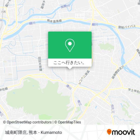 城南町隈庄地図
