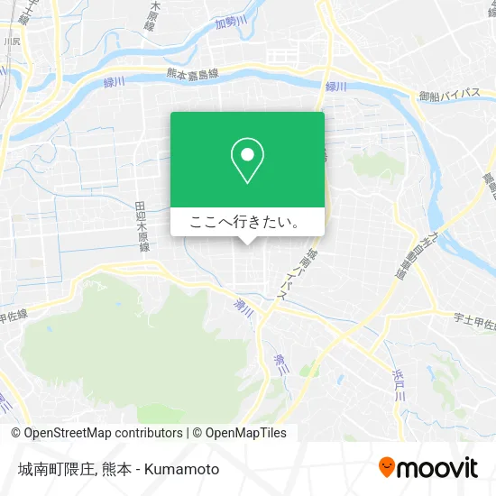 城南町隈庄地図
