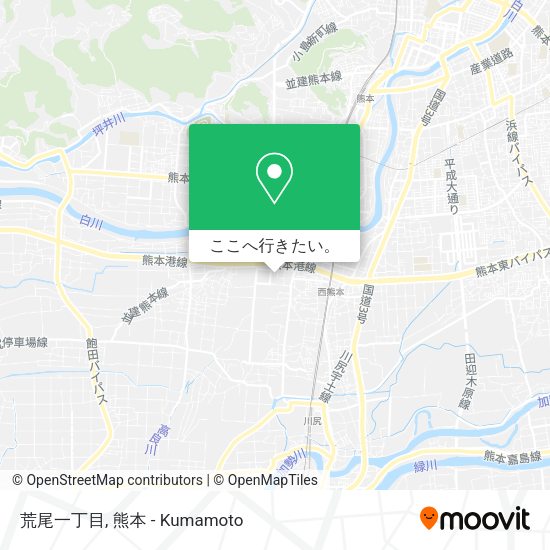 荒尾一丁目地図