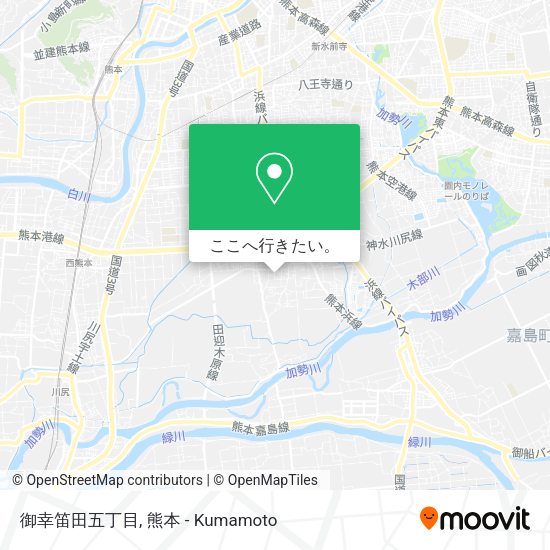 御幸笛田五丁目地図