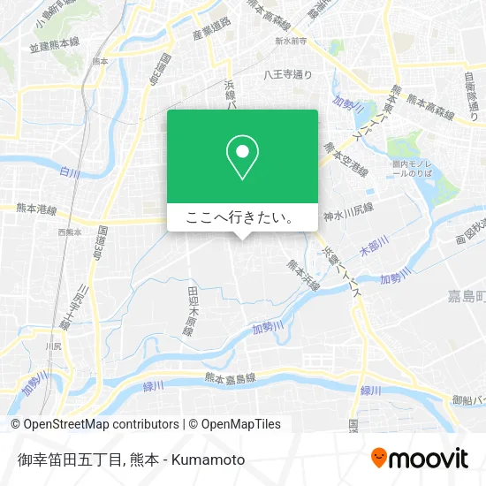 御幸笛田五丁目地図