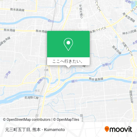 元三町五丁目地図