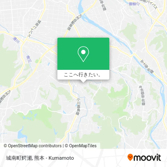 城南町鰐瀬地図