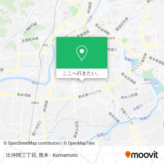 出仲間三丁目地図