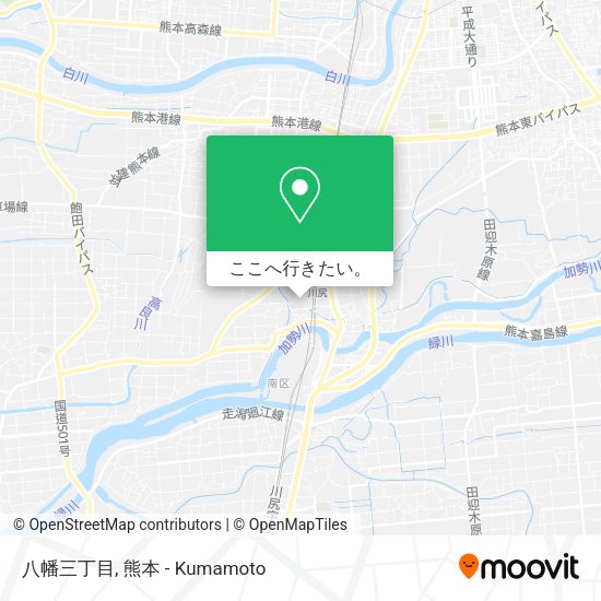八幡三丁目地図