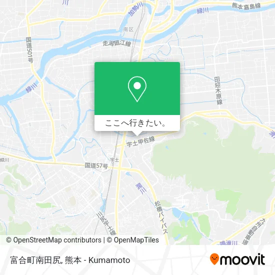 富合町南田尻地図