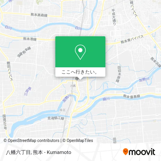 八幡六丁目地図