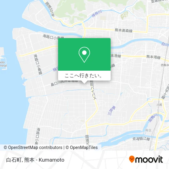 白石町地図