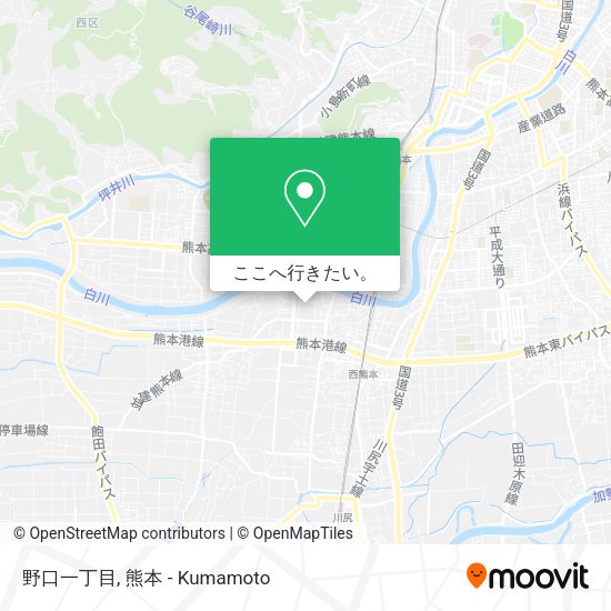 野口一丁目地図