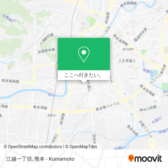 江越一丁目地図