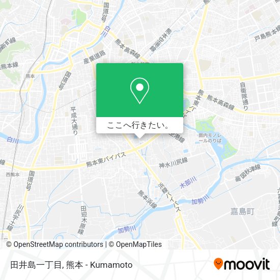 田井島一丁目地図