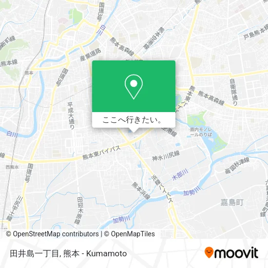 田井島一丁目地図