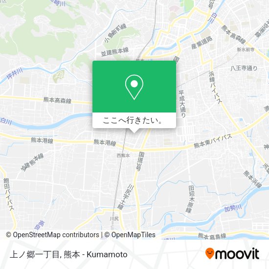 上ノ郷一丁目地図