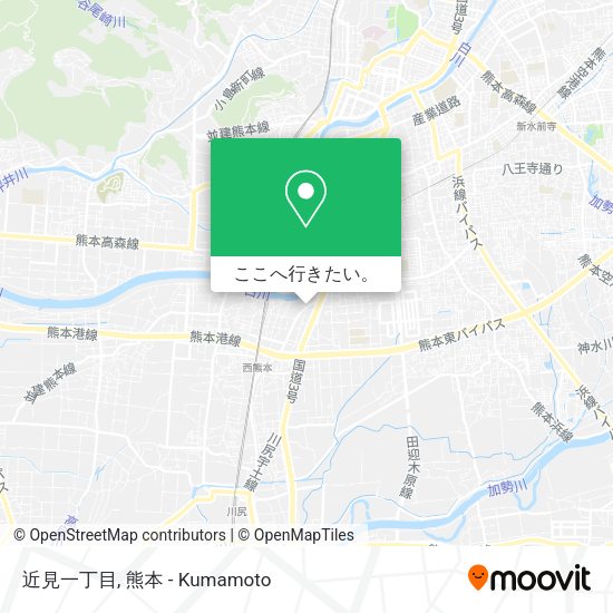 近見一丁目地図