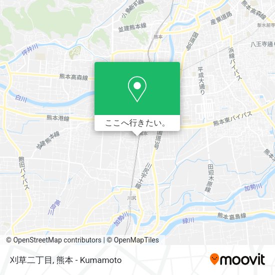 刈草二丁目地図