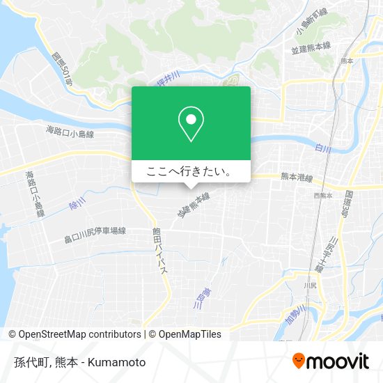 孫代町地図