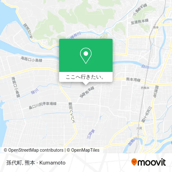孫代町地図