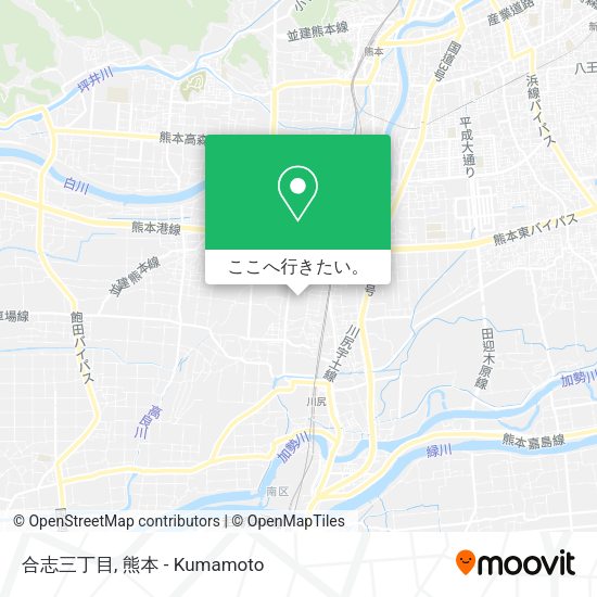 合志三丁目地図