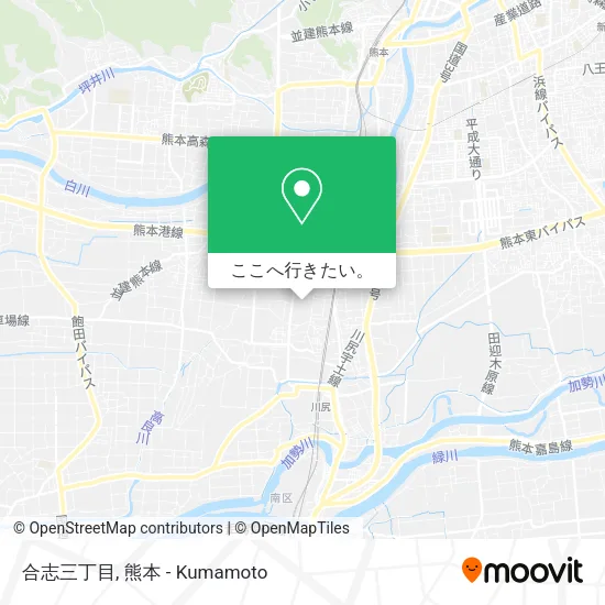 合志三丁目地図