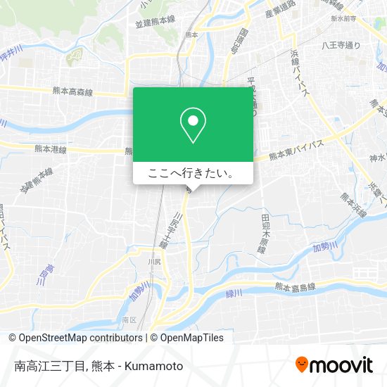 南高江三丁目地図