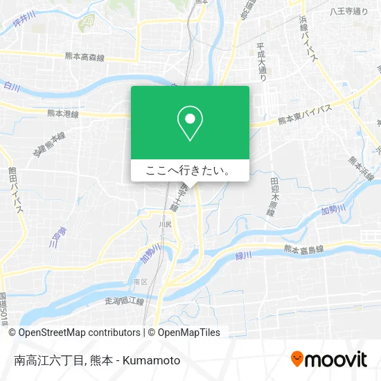 南高江六丁目地図