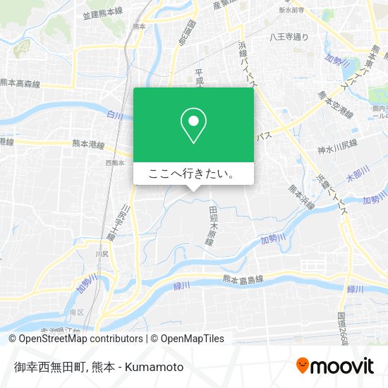 御幸西無田町地図
