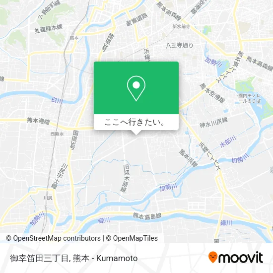 御幸笛田三丁目地図