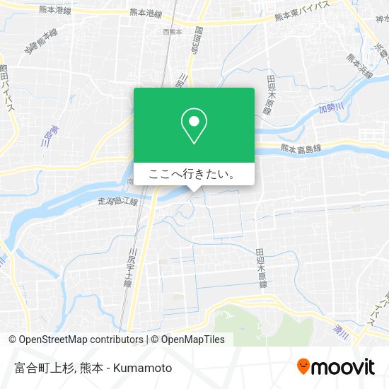 富合町上杉地図