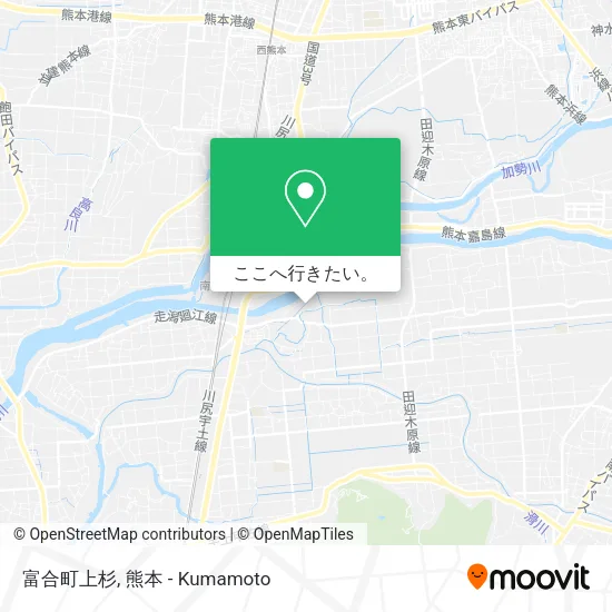 富合町上杉地図