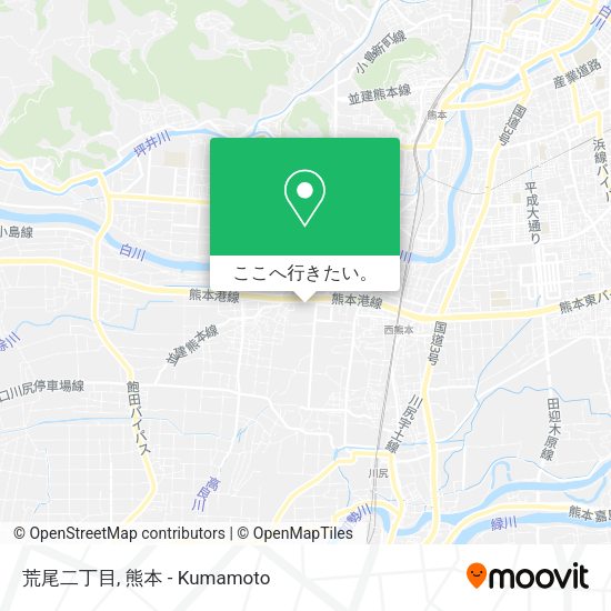 荒尾二丁目地図