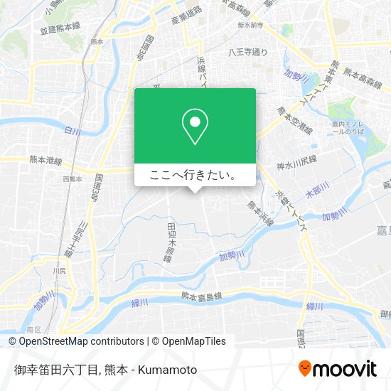 御幸笛田六丁目地図