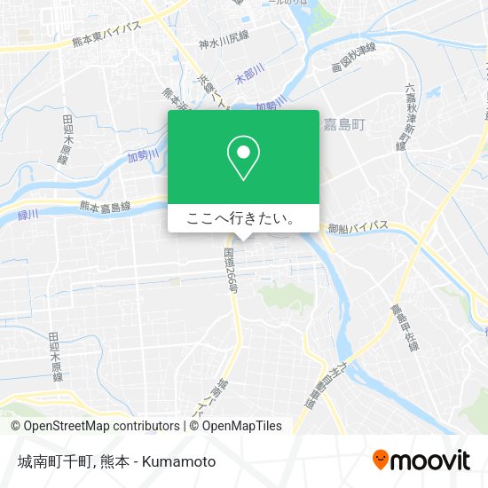 城南町千町地図