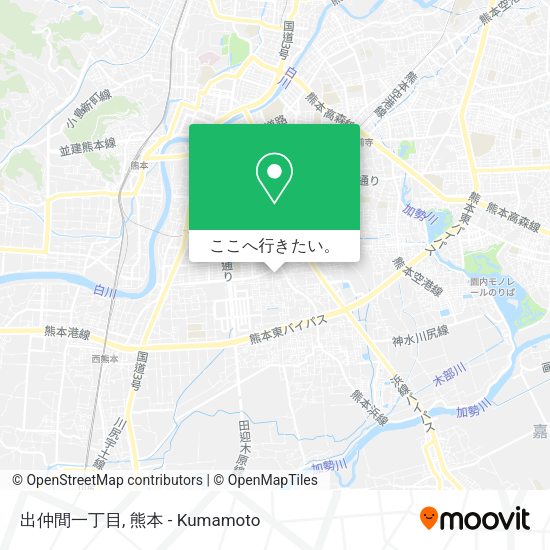 出仲間一丁目地図
