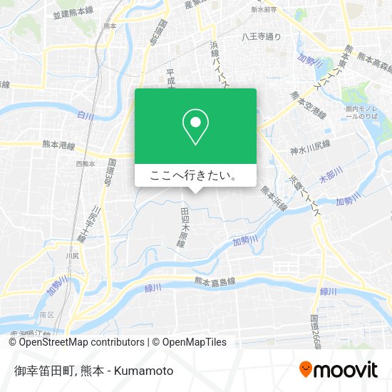 御幸笛田町地図