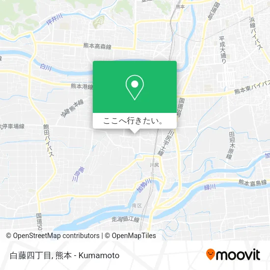 白藤四丁目地図