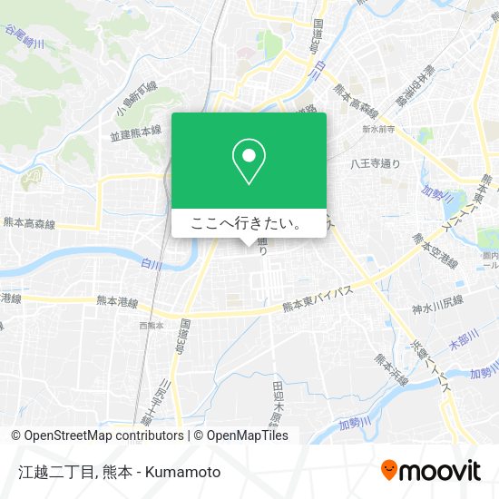 江越二丁目地図