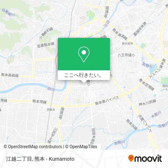 江越二丁目地図