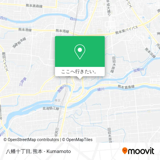 八幡十丁目地図