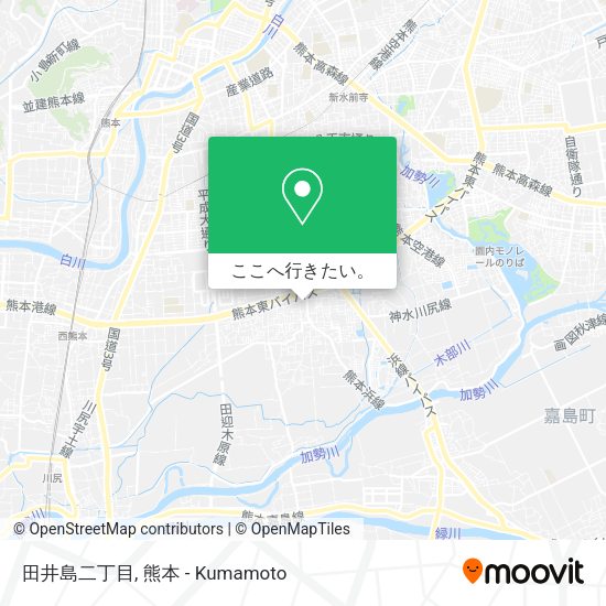 田井島二丁目地図