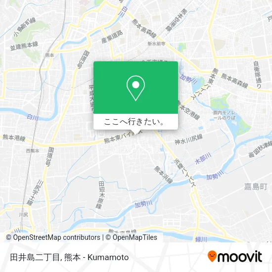 田井島二丁目地図