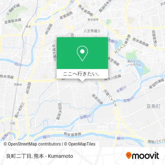 良町二丁目地図